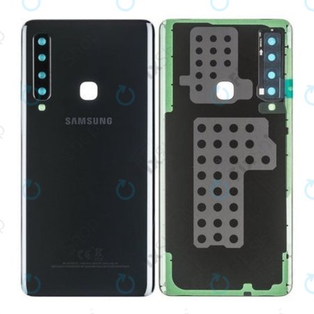 Samsung Galaxy A9 (2018) - Akkumulátor Fedőlap (Caviar Black) - GH82-18234A Genuine Service Pack