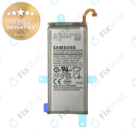 Samsung Galaxy J6 J600F - Akkumulátor EB-BJ800ABE 3000mAh - GH82-16865A Genuine Service Pack