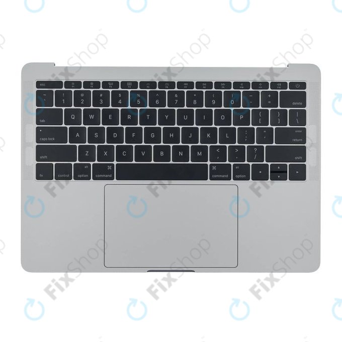 Apple MacBook Pro 13" A1708 (Late 2016 - Mid 2017) - Billentyűzet US + Mikrofon + Trackpad + Hangszórók (Silver)
