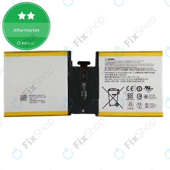 Microsoft Surface Go - Akkumulátor G16QA043H 3411mAh