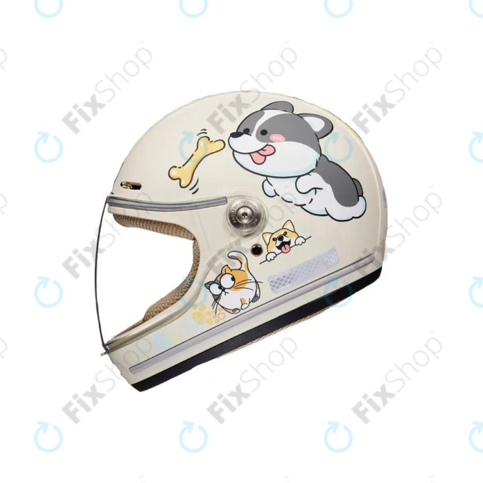 Gyerek sisak elektromos rollerhez és kerékpárhoz (46–52 cm) (Dog)