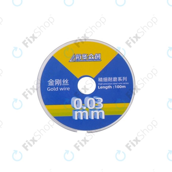 Gold Wire - Wire for Separating LCD Displays (0.03mm x 100M)