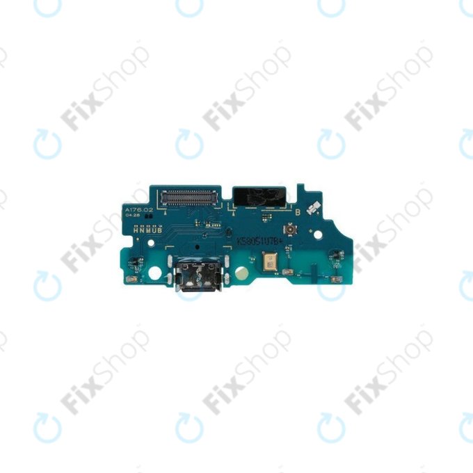 Samsung Galaxy A17 A176B - Töltő Csatlakozó + PCB Alaplap - GH96-20346A Genuine Service Pack