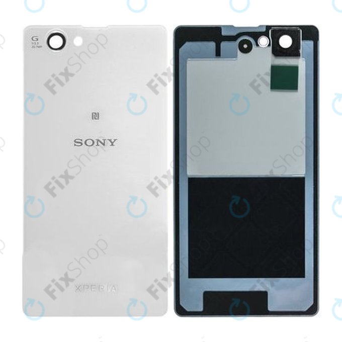 Sony Xperia Z1 Compact - Elem fedél NFC nélkül (Fehér) - 1276-8465