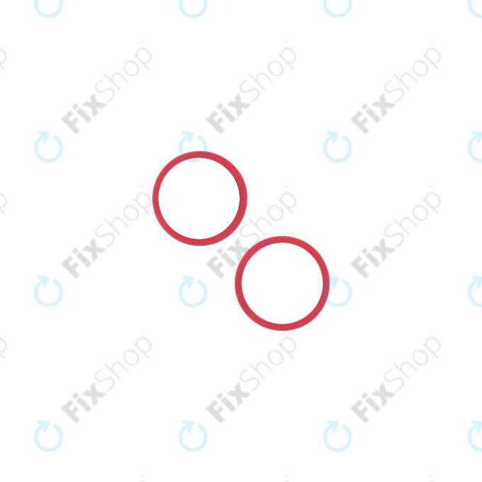 Apple iPhone 14, 14 Plus - Hátsó Kamera Csúszkája (Red) - 2db