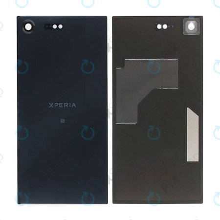 Sony Xperia XZ Premium Dual G8142 - Akkumulátor Fedőlap (Deepsea Black) - 1306-7154 Genuine Service Pack