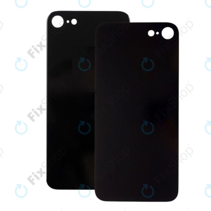 Apple iPhone SE (2nd Gen 2020) - Hátsó Ház Üveg (Black)