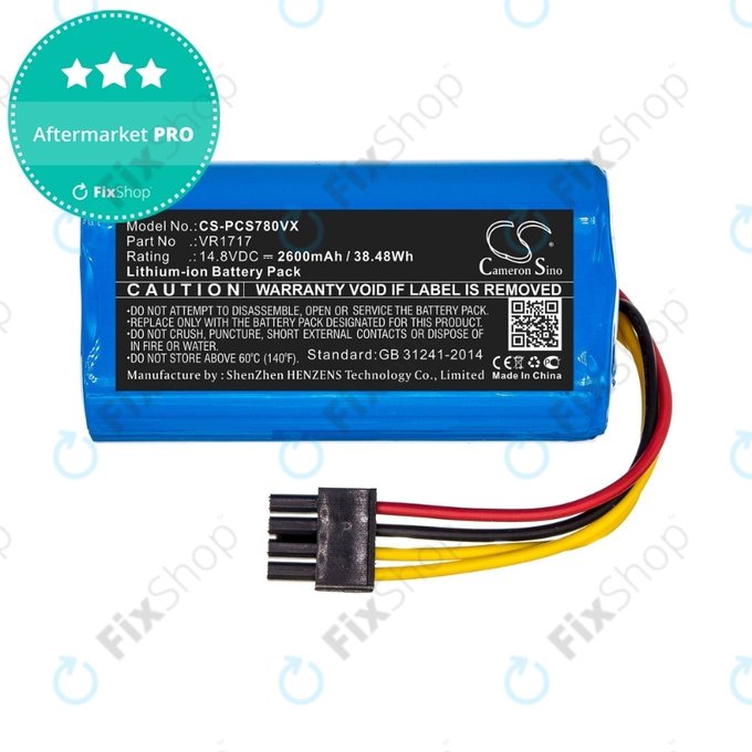 Proscenic Cocoa Smart 780T, 790T, Summer P1s, P2s - Akkumulátor VR1717 Li-Ion 14.8V 2600mAh HQ