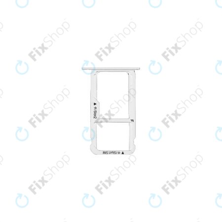 Huawei Honor 8 - SIM/SD Slot (White) - 51660XYG, 51661BUJ Genuine Service Pack