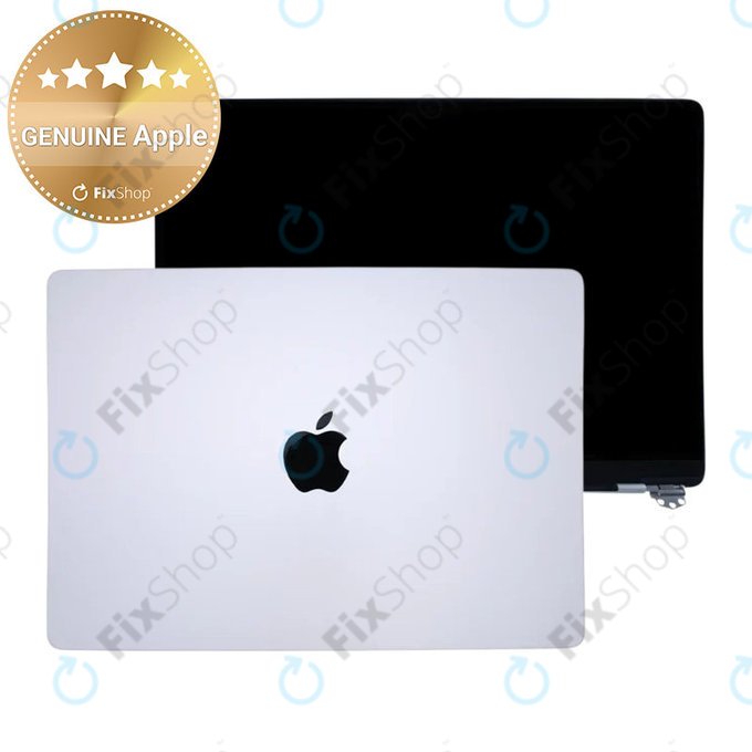 LCD kijelző MacBook Pro 14", A3112, A3185 (2024), első üveggel és fedéllel, Silver, 661-41792, Genuine Apple