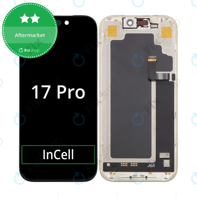 Apple iPhone 17 Pro - LCD Kijelző + Érintőüveg + Keret InCell HD+