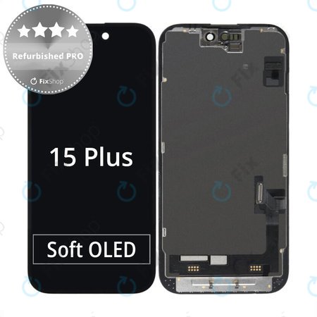 Apple iPhone 15 Plus - LCD Kijelző + Érintőüveg + Keret Refurbished PRO