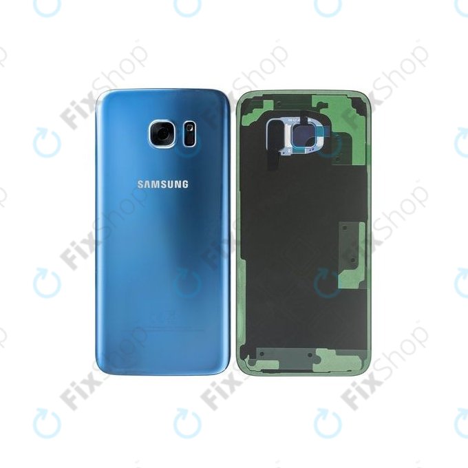 Samsung Galaxy S7 Edge G935F - Akkumulátor Fedőlap (Blue) - GH82-11346F Genuine Service Pack