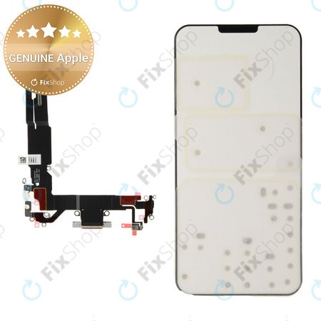 Töltő Csatlakozó + Flex Kábel | iPhone 16 | White | 923-11223 | Genuine Apple