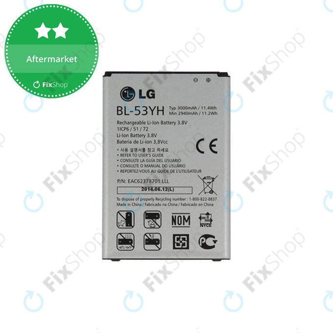 LG G3 D855 - Akkumulátor BL-53YH 3000mAh