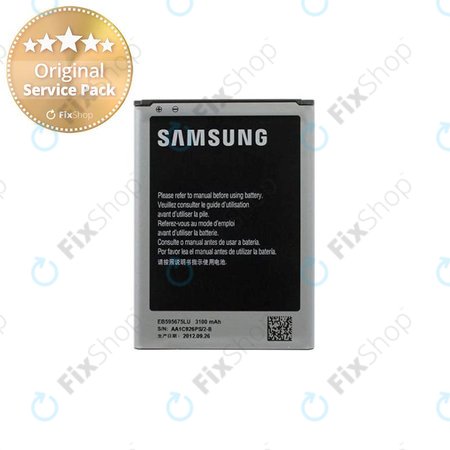 Samsung Galaxy Note 2 N7100 - Akkumulátor EB595675LU 3100mAh - GH43-03756A Genuine Service Pack