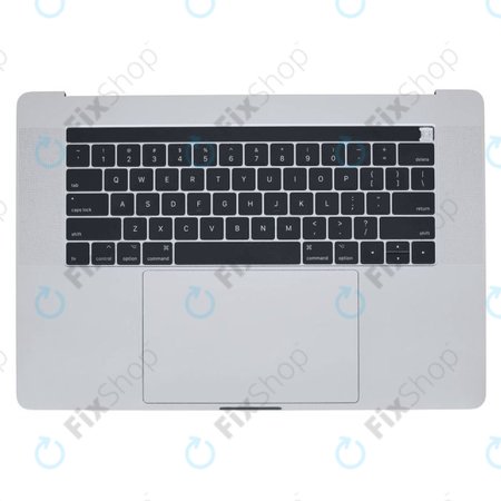 Apple MacBook Pro 15" A1707 (Late 2016 - Mid 2017) - Felső Billentyűzet Keret + Billentyűzet US + Mikrofon + Trackpad + Hangszórók