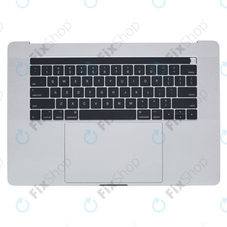 Apple MacBook Pro 15" A1707 (Late 2016 - Mid 2017) - Felső Billentyűzet Keret + Billentyűzet US + Mikrofon + Trackpad + Hangszórók