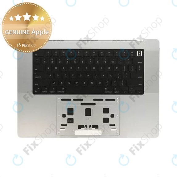 Felső billentyűzetkeret MacBook Pro 16" A2780 (2023), US billentyűzettel és akkumulátorral, Silver, 661-32190, Genuine Apple