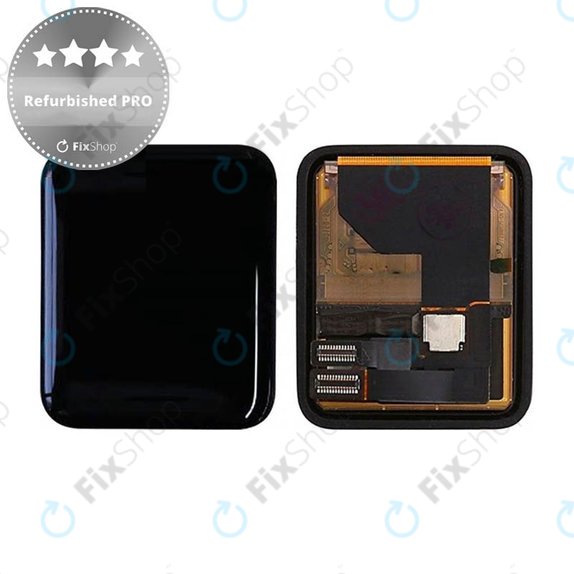 LCD Kijelző Apple Watch 1 38mm, Érintőüveg keret nélkül, Refurbished PRO