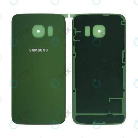 Samsung Galaxy S6 Edge G925F - Akkumulátor Fedőlap (Green Emerald) - GH82-09602E Genuine Service Pack