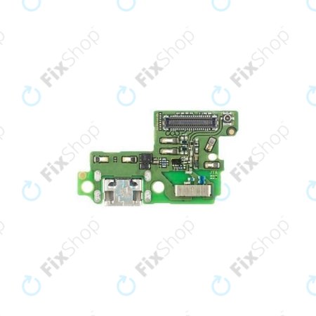 Huawei P10 Lite - Antennák + Töltő Csatlakozó PCB Alaplap + Mikrofon - 02351FAQ Genuine Service Pack