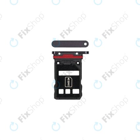 Huawei P30 Pro, P30 Pro 2020 - SIM Adapter (Black) - 51661LGC Genuine Service Pack