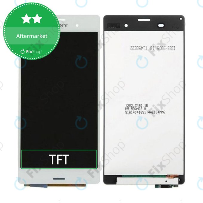 Sony Xperia Z3 D6603 - LCD Kijelző + Érintőüveg (White) TFT