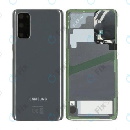 Samsung Galaxy S20 G980F - Akkumulátor Fedőlap (Cosmic Grey) - GH82-22068A, GH82-21576A Genuine Service Pack