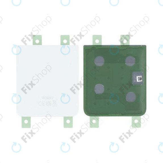 Samsung Galaxy Z Flip 4 F721B - Akkumulátor Fedőlap B/G (White) - GH82-29654F Genuine Service Pack