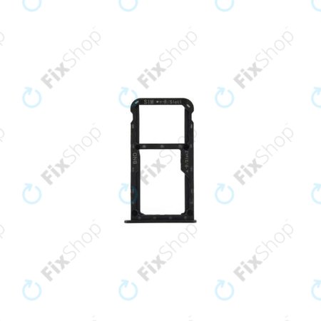 Huawei Honor 7X BND-L21 - SIM Adapter (Black) - 51661GHM Genuine Service Pack