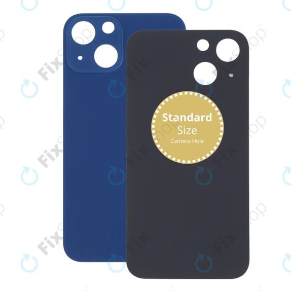 Apple iPhone 13 Mini - Hátsó Ház Üveg (Blue)