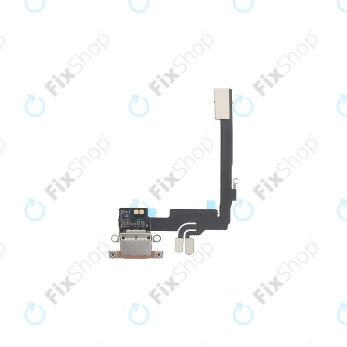 Apple iPhone 16 Pro - Töltő Csatlakozó + Flex Kábel (Desert Titanium)