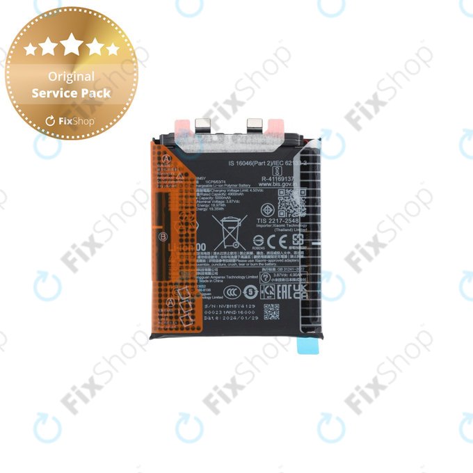Xiaomi 14 Ultra - Akkumulátor BM5Y 5000mAh - 1330102000123B Genuine Service Pack