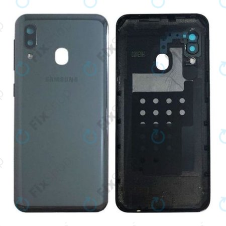 Samsung Galaxy A20e A202F - Akkumulátor Fedőlap (Black) - GH82-20125A Genuine Service Pack