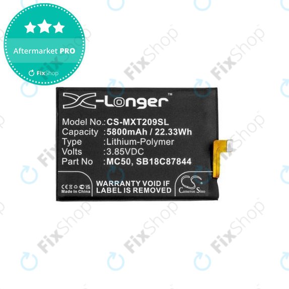 Motorola Moto G9 Power, G60 XT2135 - Akkumulátor MC50 5800mAh HQ