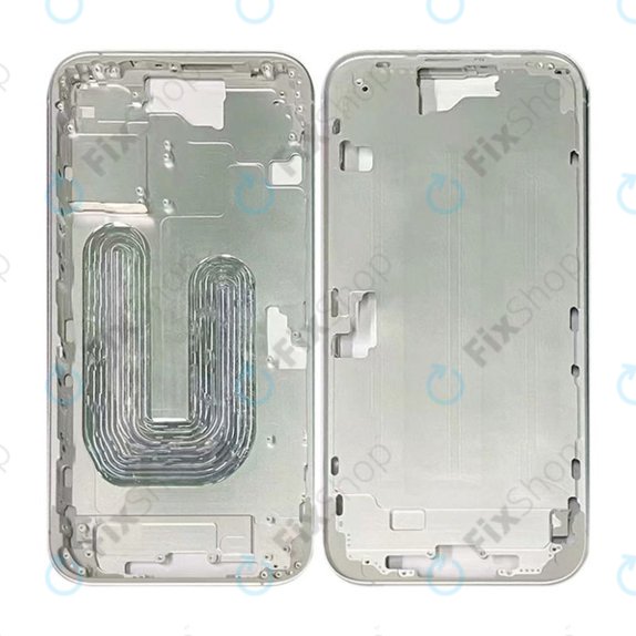 Apple iPhone 16 Plus - Középső keret + Bekapcsoló + hangerő gomb (White)