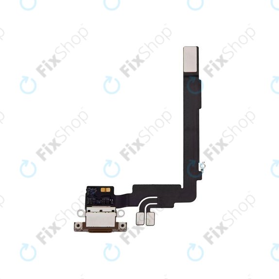 Apple iPhone 16 Pro Max - Töltő Csatlakozó + Flex Kábel (Desert Titanium)