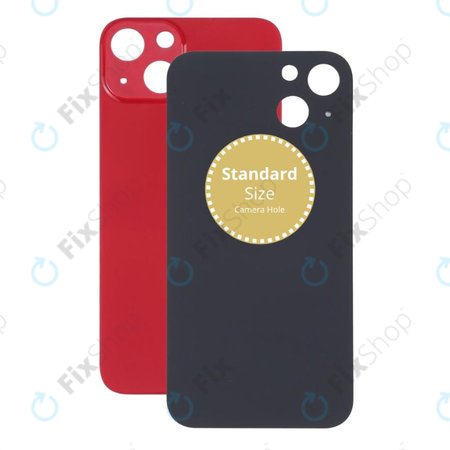 Apple iPhone 13 - Hátsó Ház Üveg (Red)