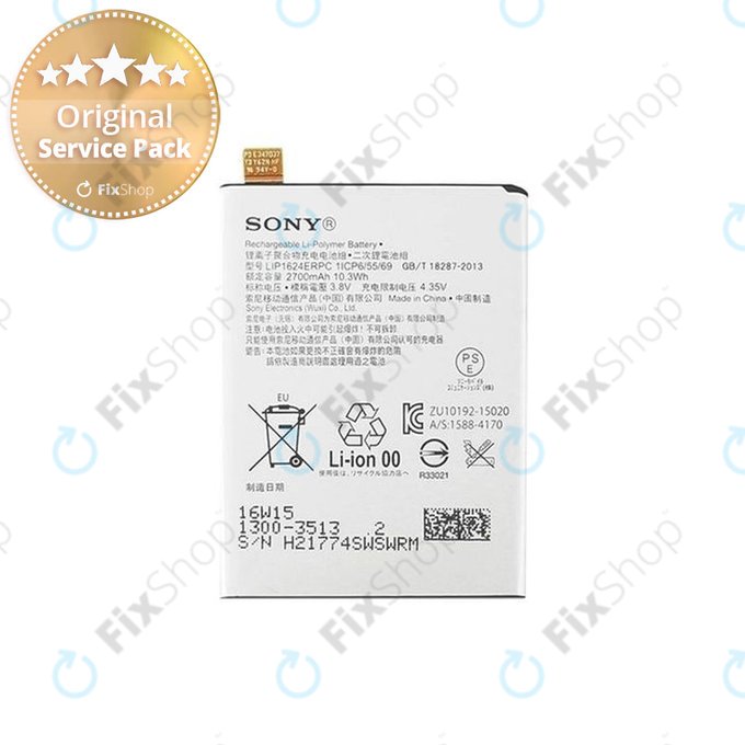 Sony Xperia X Performance F8131, F8132 - Akkumulátor LIP1624ERPC 2700mAh - 1300-3513 Genuine Service Pack