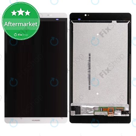 Huawei MediaPad M2 8.0 - LCD Kijelző + Érintőüveg (White) TFT