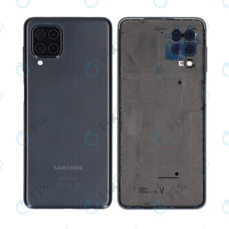 Samsung Galaxy M22 M225F - Akkumulátor Fedőlap (Black) - GH82-26674A Genuine Service Pack