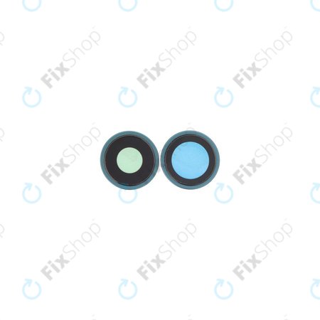 Apple iPhone 16, 16 Plus - Hátlapi Kamera Lencse Kerettel (Teal) - 2db