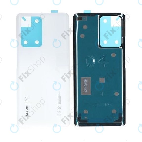 Xiaomi 11T, 11T Pro - Akkumulátor Fedőlap (Moonlight White)