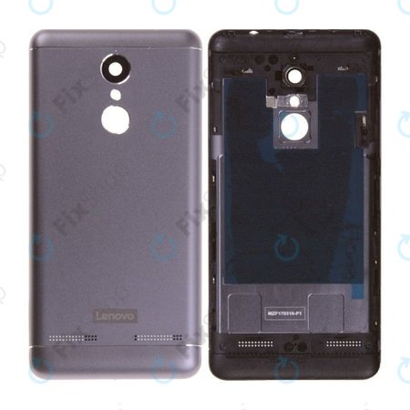 Lenovo K6 K33a48 - Akkumulátor fedőlap + Kameraüveg (Szürke) - 5S58C06306