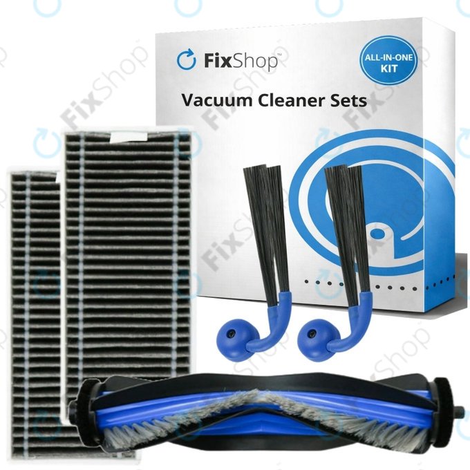 Pótalkatrész készlet Ecovacs Deebot X9 Pro Omni (1x Főkefe, 2x Szűrő, 2x Oldalkefe)