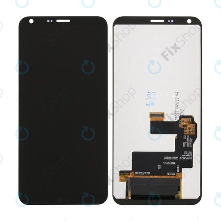 LG Q6 M700N - LCD Kijelző + Érintőüveg + Keret (Arany)
