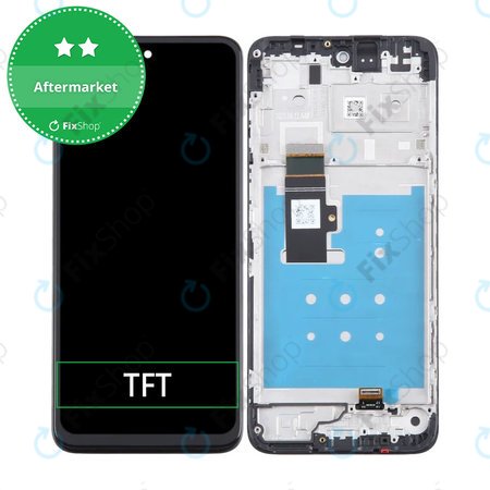 Motorola Moto G23 XT2333 - LCD Kijelző + Érintőüveg + Keret (Matte Charcoal) TFT