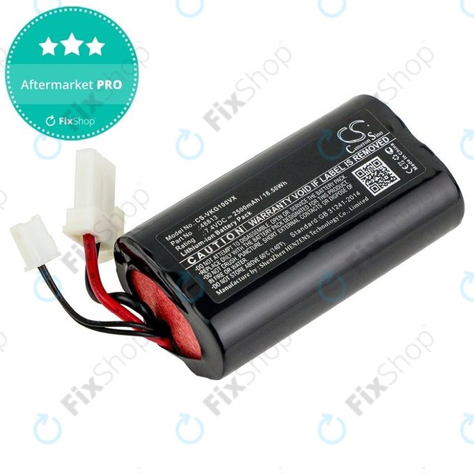Vorwerk Kobold VG100 - Akkumulátor 48813 Li-Ion 7.4V 2500mAh HQ