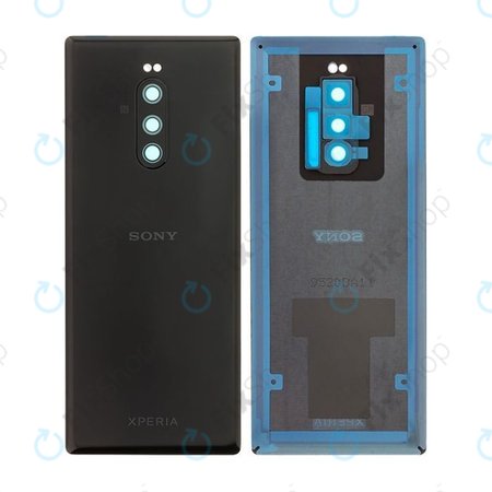 Sony Xperia 1 - Akkumulátor Fedőlap (Black) - 1319-0282 Genuine Service Pack